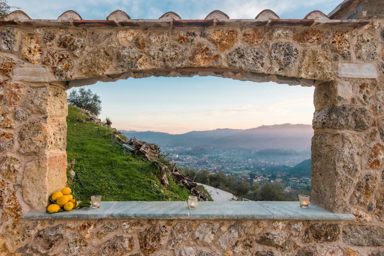 Charming Farmhouse In The Hills, Private Pool, Sea View, Dream Panorama Camaiore Exterior photo
