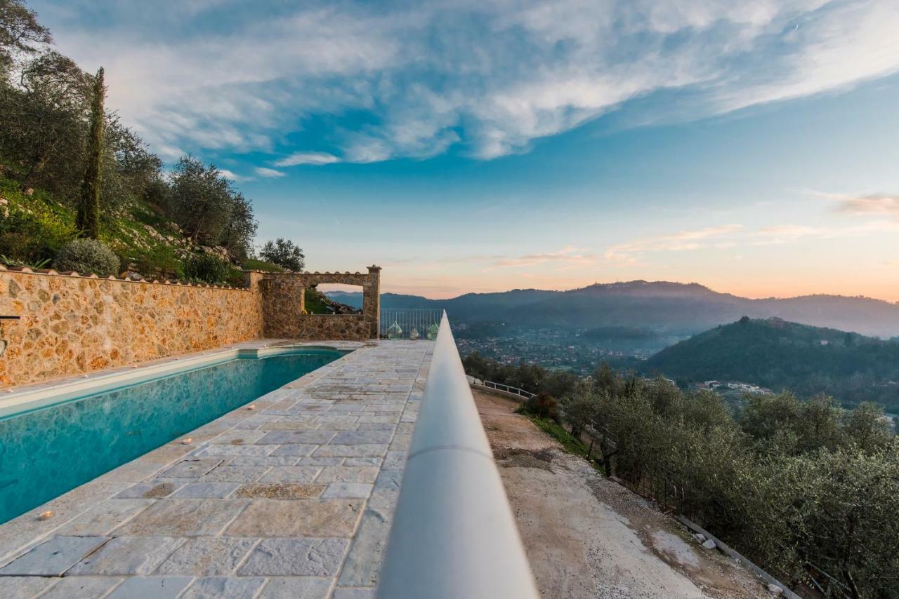 Charming Farmhouse In The Hills, Private Pool, Sea View, Dream Panorama Camaiore Exterior photo