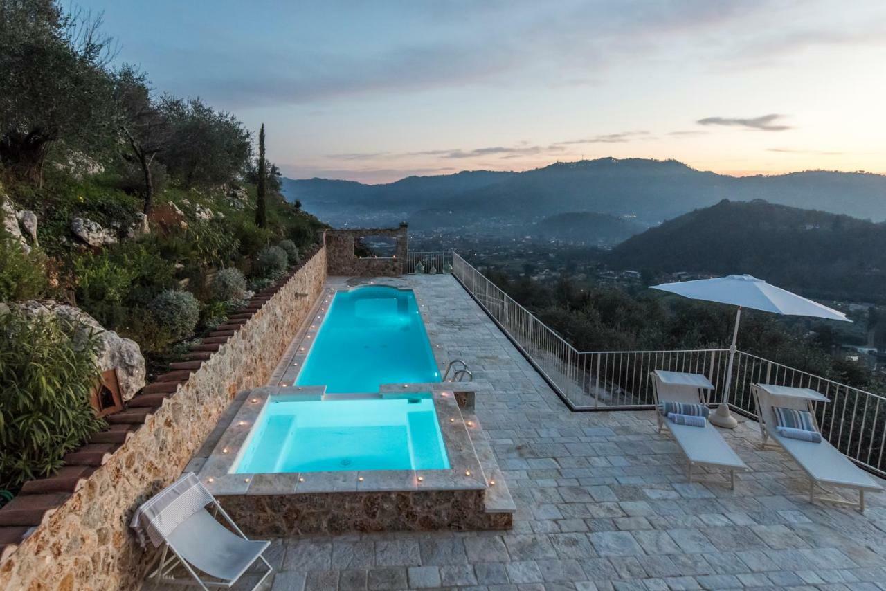 Charming Farmhouse In The Hills, Private Pool, Sea View, Dream Panorama Camaiore Exterior photo