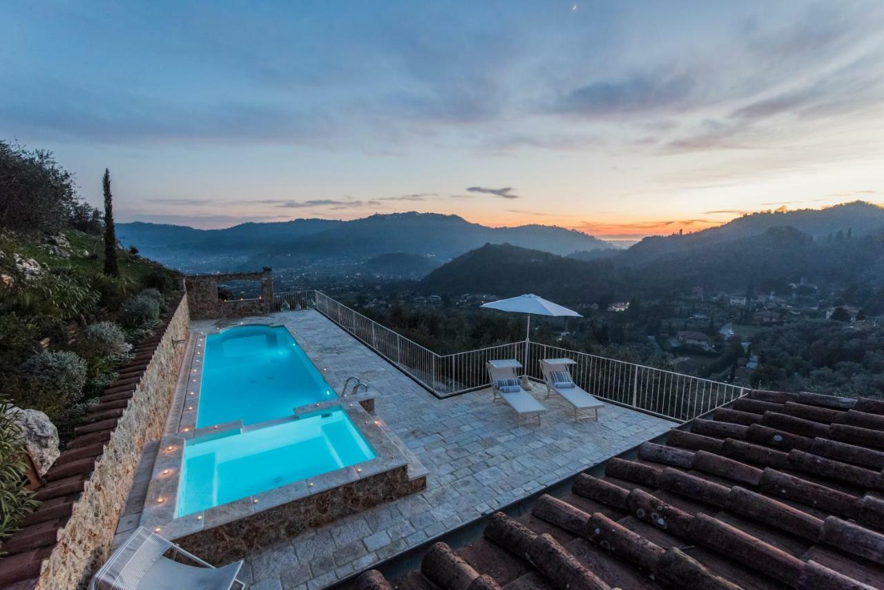 Charming Farmhouse In The Hills, Private Pool, Sea View, Dream Panorama Camaiore Exterior photo