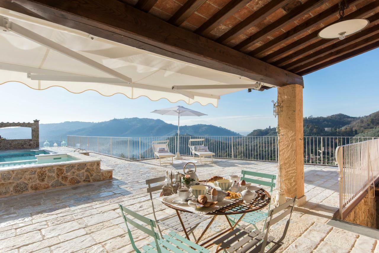 Charming Farmhouse In The Hills, Private Pool, Sea View, Dream Panorama Camaiore Exterior photo