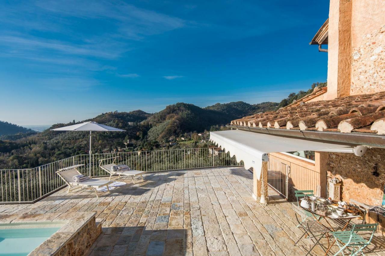 Charming Farmhouse In The Hills, Private Pool, Sea View, Dream Panorama Camaiore Exterior photo